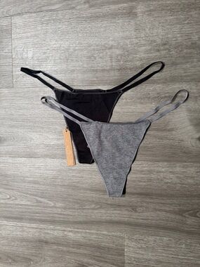 SKIMS Lightweight Cotton String Thong Panty Bundle